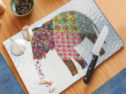 African Elephant Pattern - Cutting Board