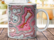 Agate Rose Quarts - Coffee Mug