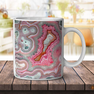 Agate Rose Quarts - Coffee Mug