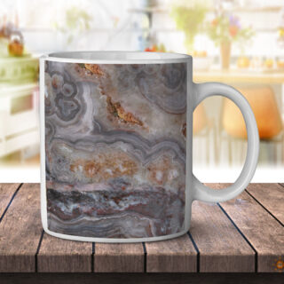 Agate Smokey Scape - Coffee Mug