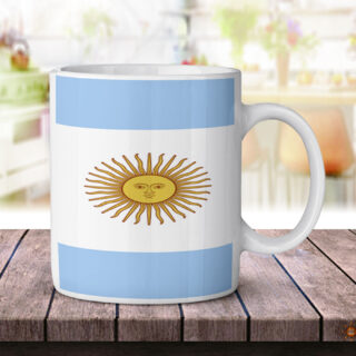 Argentina Flag Portrait - Coffee Mug