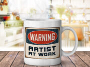 Artist At Work - Coffee Mug