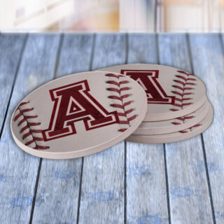 Baseball Sports Team Alabama - Drink Coaster Gift Set