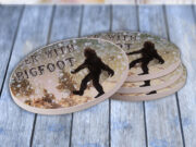Beer With Bigfoot - Drink Coaster Gift Set