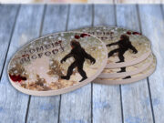 Bigfoot Zombie - Drink Coaster Gift Set