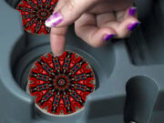 Bionic Blood Graffiti - Car Coasters