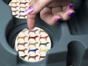 Bloodhound Dog - Car Coasters