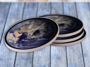 Blue Earth - Drink Coaster Gift Set