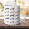 Boston Terrier Dog Pattern - Coffee Mug