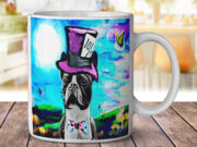 Boston Terrier Mad Hatter - Coffee Mug