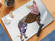 Boston Terrier Tattoo - Cutting Board