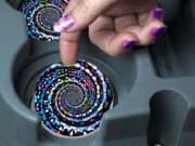 Bubble Gum Swirl - Car Coasters