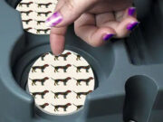 Bull Mastiff Dog - Car Coasters