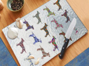 Bull Terrier Pattern - Cutting Board