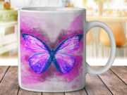 Butterfly Watercolor - Coffee Mug