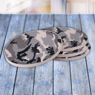 Camoflauge Desert Storm - Drink Coaster Gift Set