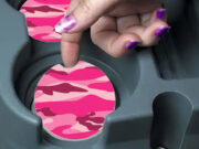 Camoflauge for Girls - Car Coasters