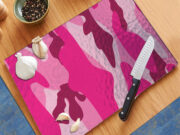 Camoflauge for Girls - Cutting Board