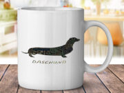 Camouflage Dachshund - Coffee Mug