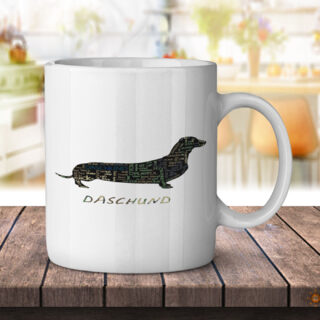 Camouflage Dachshund - Coffee Mug