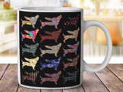 Chihuahua Dog Pattern - Coffee Mug