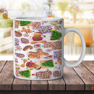 Christmas Holiday Gingerbread Cookies - Coffee Mug