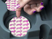 Collie Dog - Car Coasters