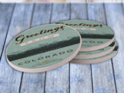 Colorado Greetings - Drink Coaster Gift Set