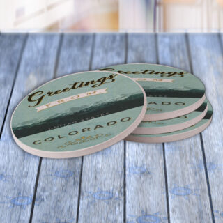 Colorado Greetings - Drink Coaster Gift Set