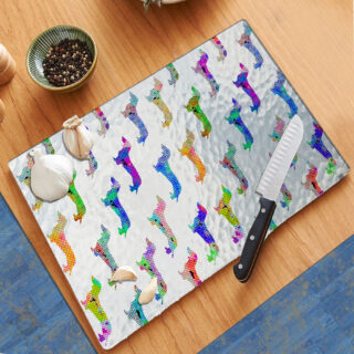 Dachshund Dots - Cutting Board