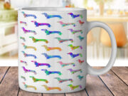 Dachshund Dots - Coffee Mug