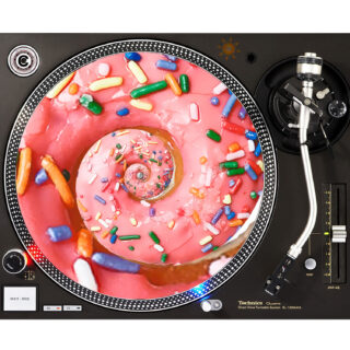 Donut Spiral Twist - Turntable Slipmat