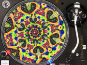 Electro Mushroom - Turntable Slipmat