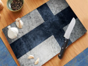 Finland Flag - Cutting Board