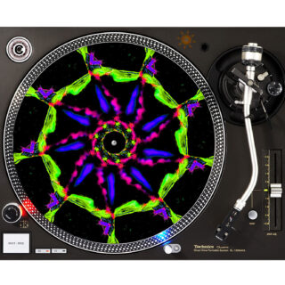 Fire Bugs Spin - Turntable Slipmat