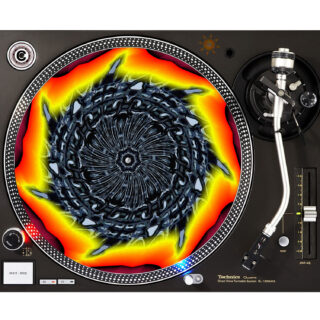 Flame Spokes - Turntable Slipmat