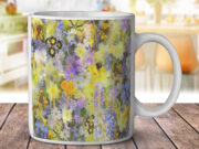 Flower Garden Painting - Coffee Mug