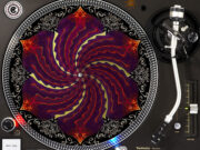 Flower Spiral - Turntable Slipmat