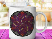 Flower Spiral - Coffee Mug