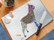 French Bulldog Pattern - Cutting Board