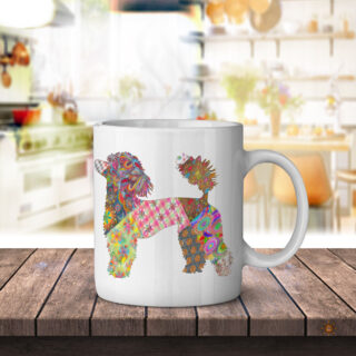 French Poodle Pattern - Coffee Mug