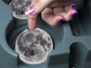 Full Moon - Car Coasters