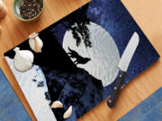 Full Moon Wolf - Cutting Board