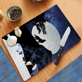 Full Moon Wolf - Cutting Board