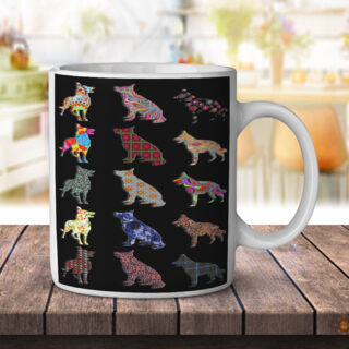 German Shepherd Pattern - Coffee Mug