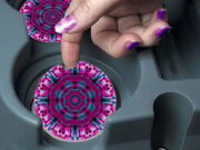 Girl Pop - Car Coasters