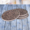 Granite Autumn Rose - Drink Coaster Gift Set