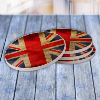 Great Britain Flag - Drink Coaster Gift Set