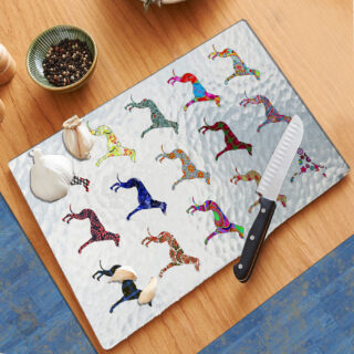 Greyhound Dog - Cutting Board