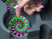 Her Tie Dye - Car Coasters